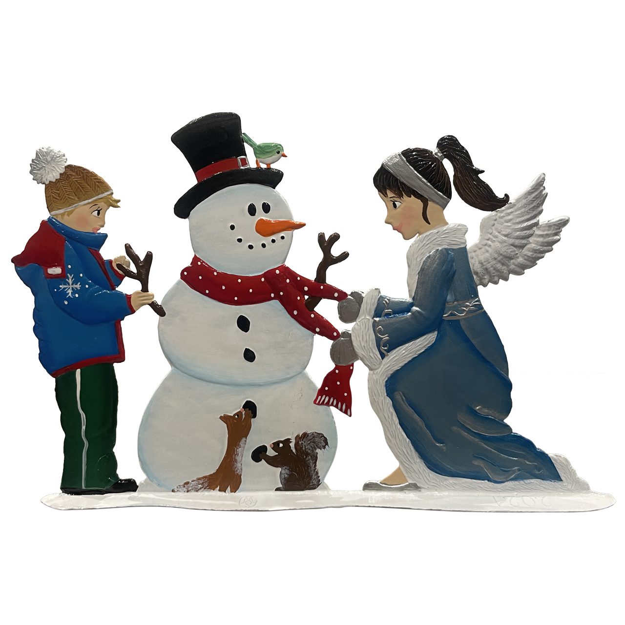 Snowman At Play