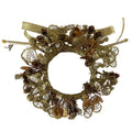 Golden Viennese Candle Wreath
