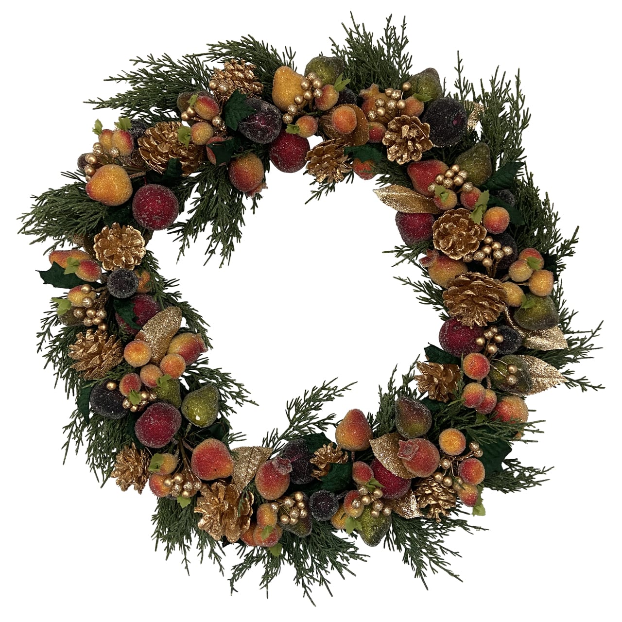 Frosted Viannese Cedar Wreath