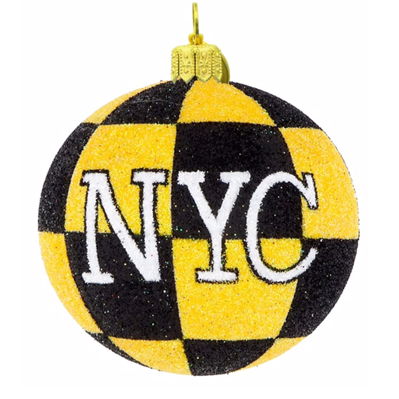 Yellow & Black Checkered NYC Ball