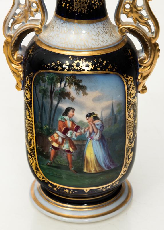 Pair of Decorated French Vases ca.1890