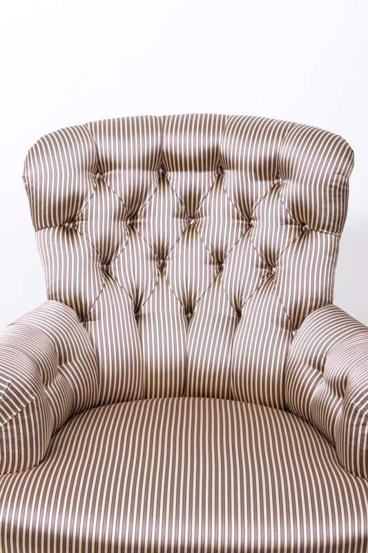 Pair of Napoleon III Upholstered Chairs