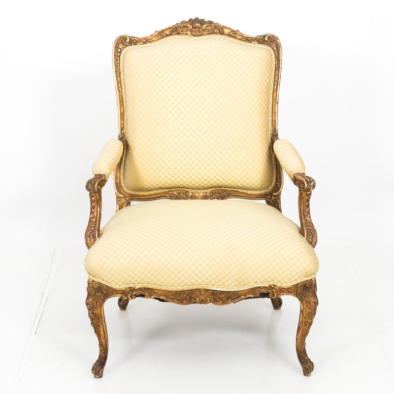 19th Century Giltwood Chaise Lounge Chair