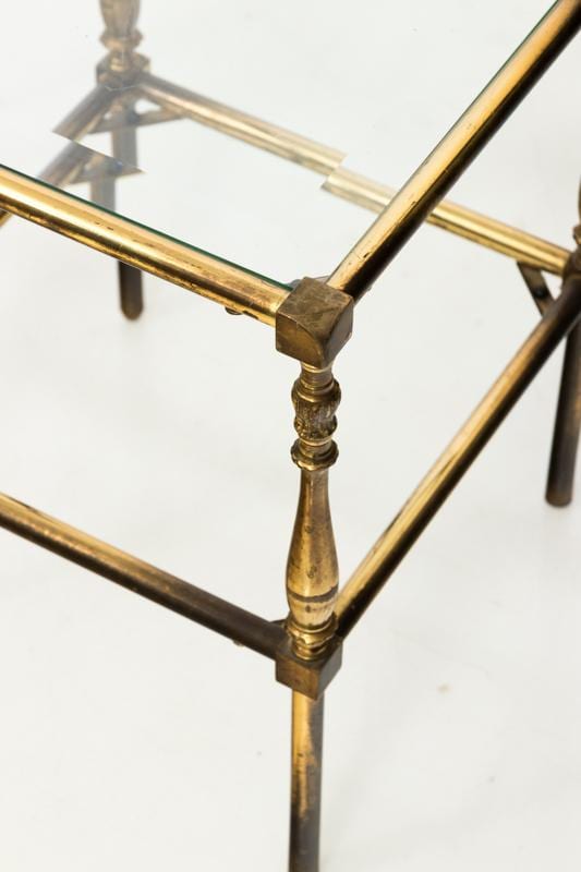 Set of Brass Side Tables