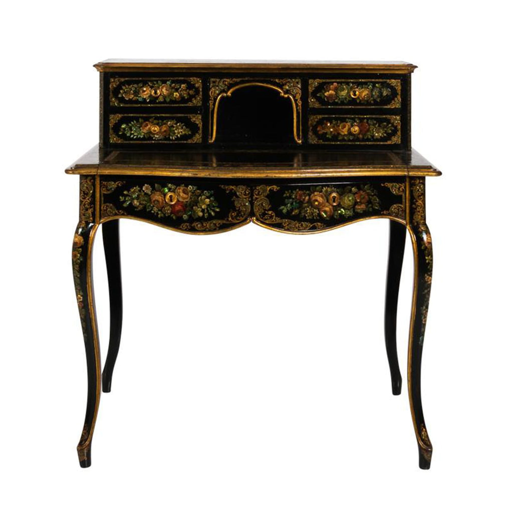 19th Century Napoleon III Papier Mache Desk
