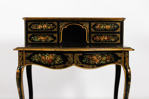 19th Century Napoleon III Papier Mache Desk