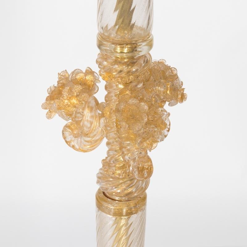 Venetian Glass Floor Lamp