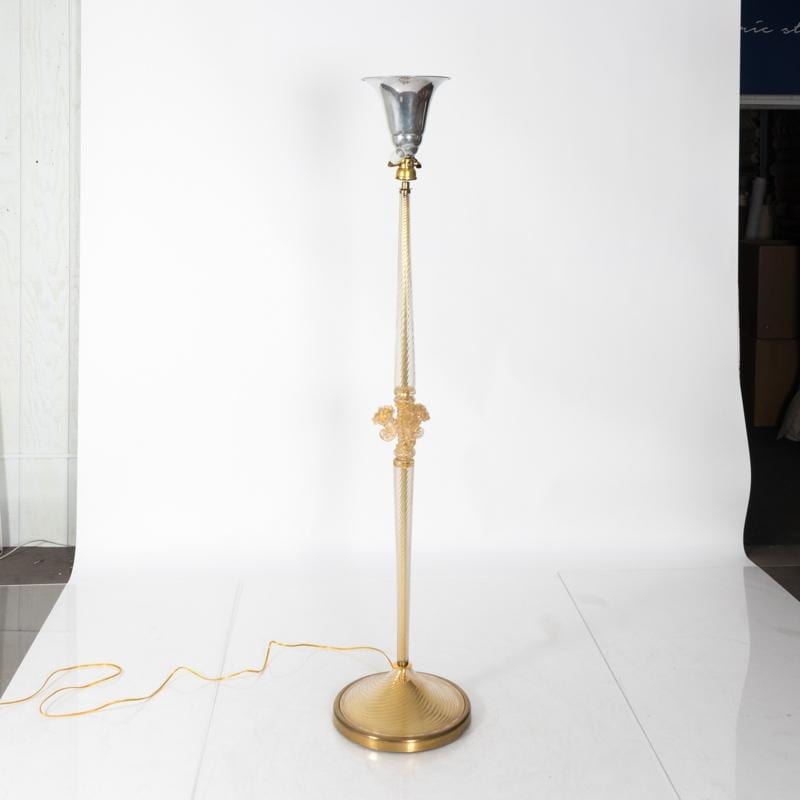 Venetian Glass Floor Lamp