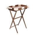 Shagreen Inlay Tray Table Attributed to Paul Frankl