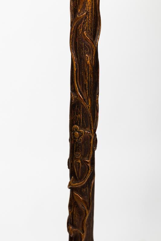 Carved Gilt Wood Floor Lamp by Charles & Company ca.1925