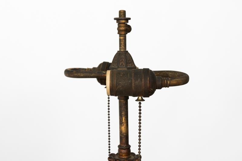 Carved Gilt Wood Floor Lamp by Charles & Company ca.1925