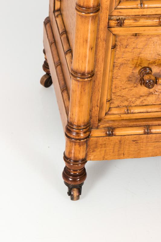 Faux Bamboo Side Chest ca.1880
