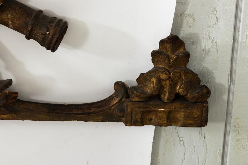 Carved Gilt Wood Pendant