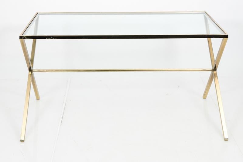 Brass X-Base Desk