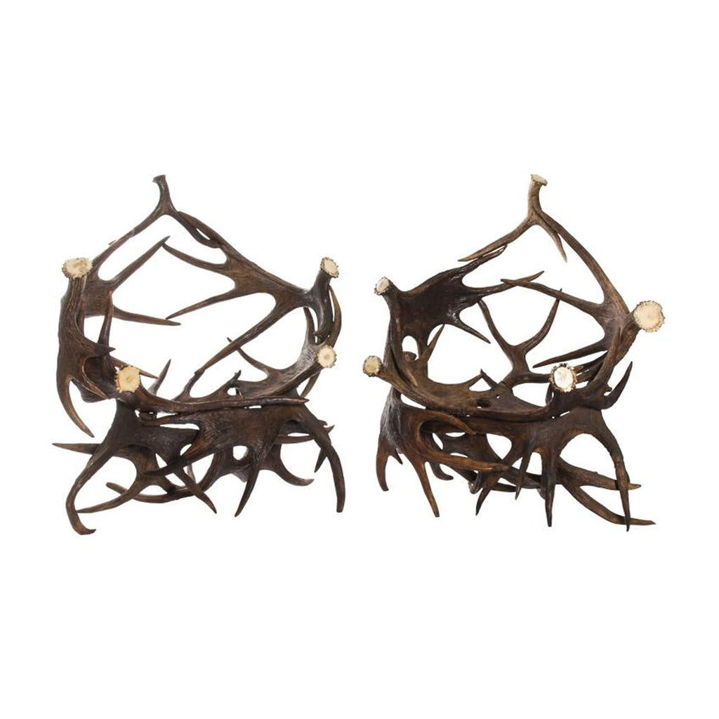 Pair of Antlers lounge chairs
