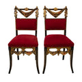 Pair of Venetian Polychrome Side Chairs