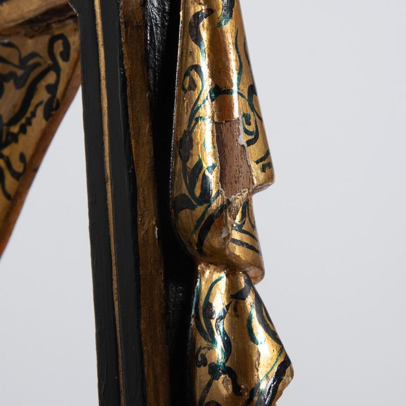 Pair of Venetian Polychrome Side Chairs