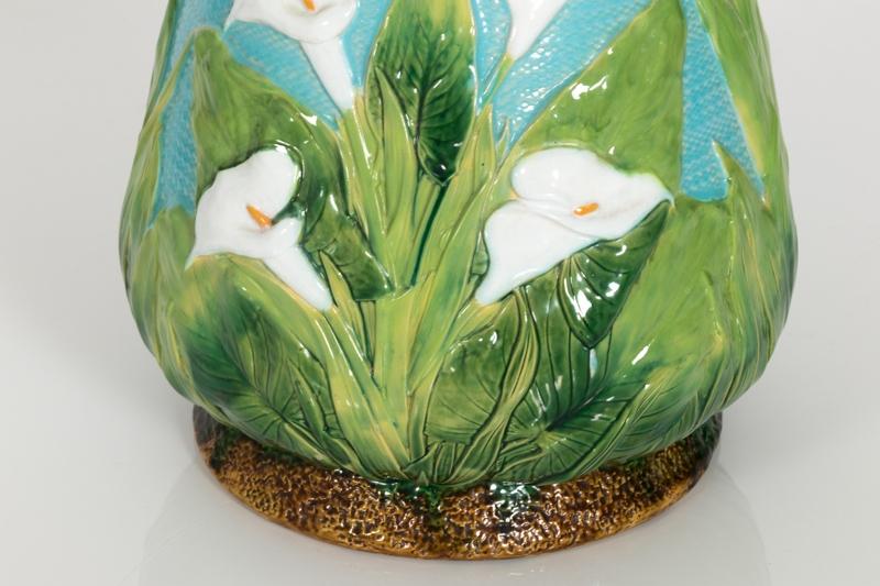 Pair of English Majolica Garden Seats