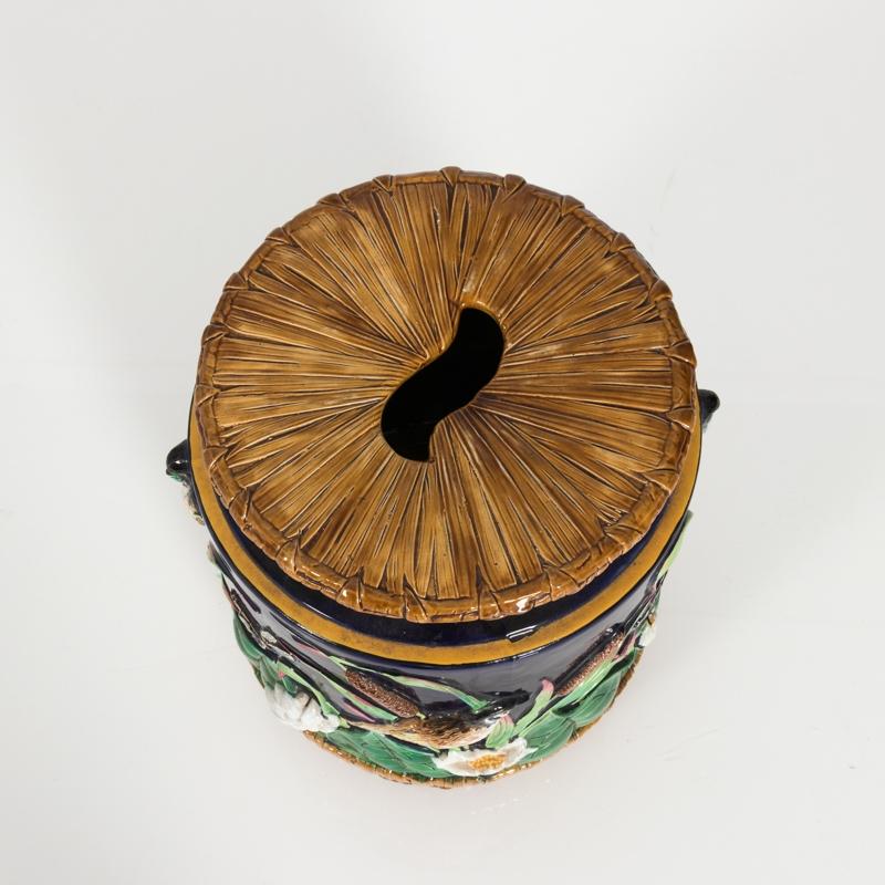 English Majolica Garden Seat ca.1880