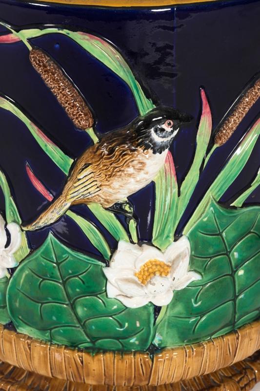 English Majolica Garden Seat ca.1880