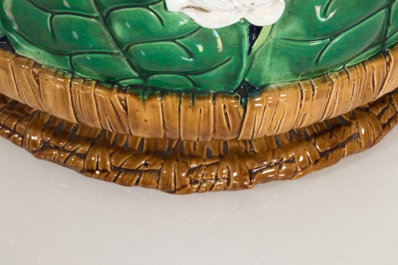 English Majolica Garden Seat ca.1880
