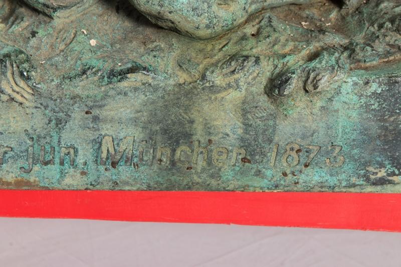 Bronze Figure Of A Young Native American