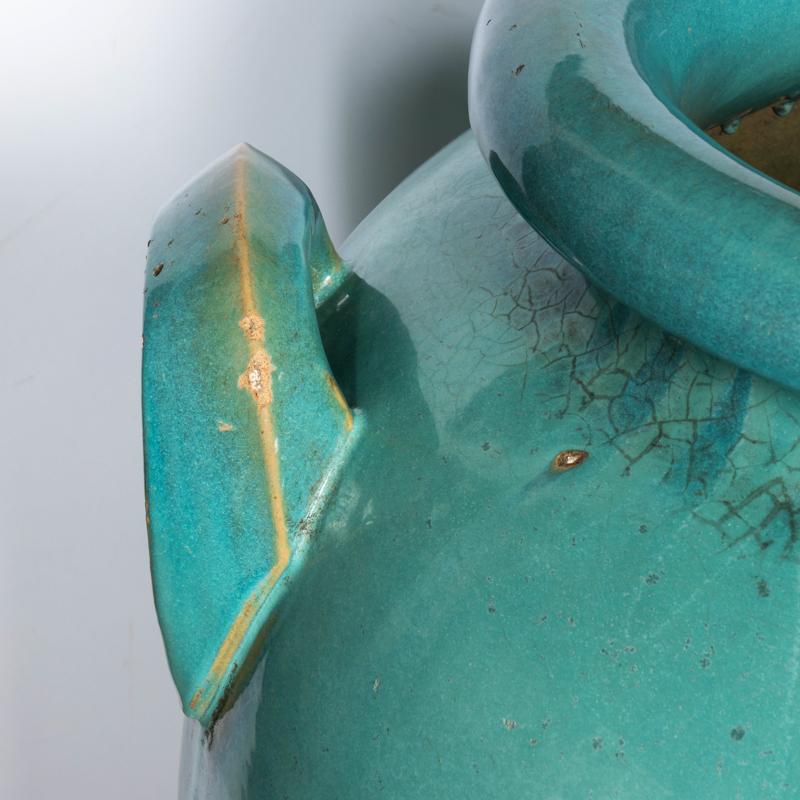 Painted Handle Vase by Galloway