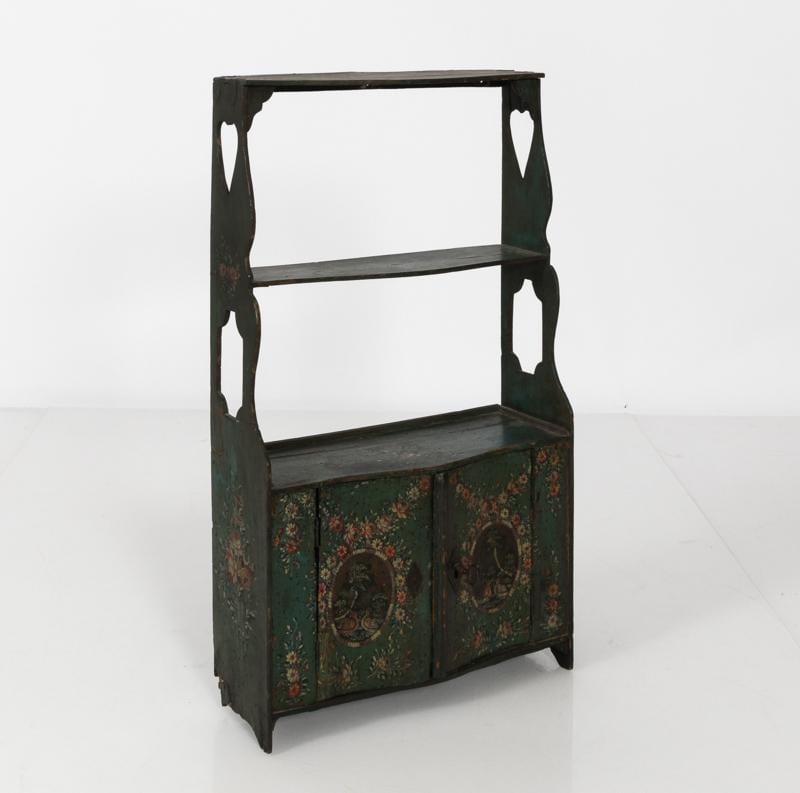 Early 19th Century Small Painted Hanging Cabinet ca. 1830’s