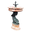 Early 20th Century Marble and Bronze Fountain