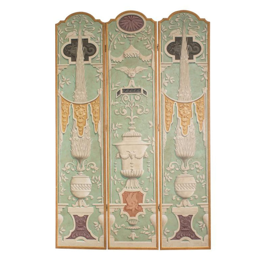Trompe l’oeil three Panel Screen