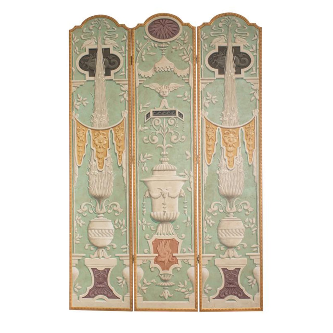 Trompe l’oeil three Panel Screen