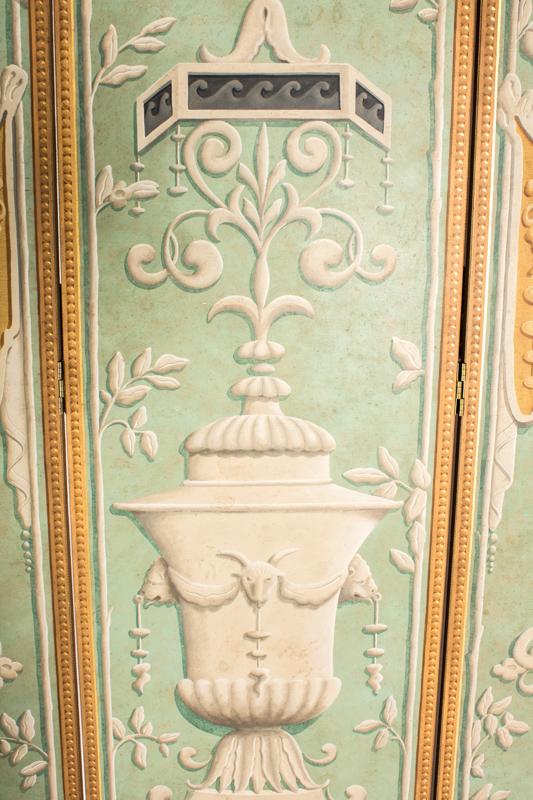 Trompe l’oeil three Panel Screen