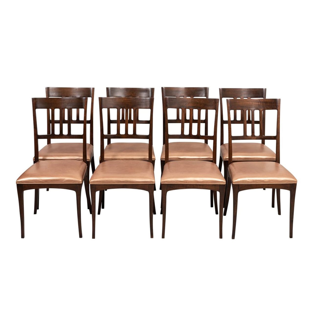 Set of Eight Custom Designed Chairs by Stephen Piscuskas