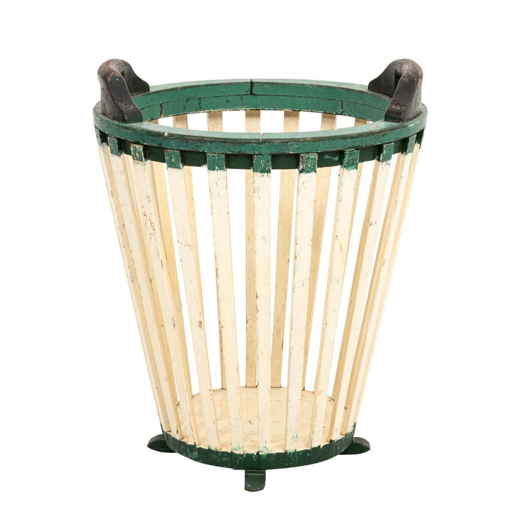 French Painted Utility Basket