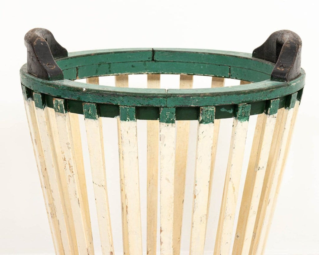 French Painted Utility Basket
