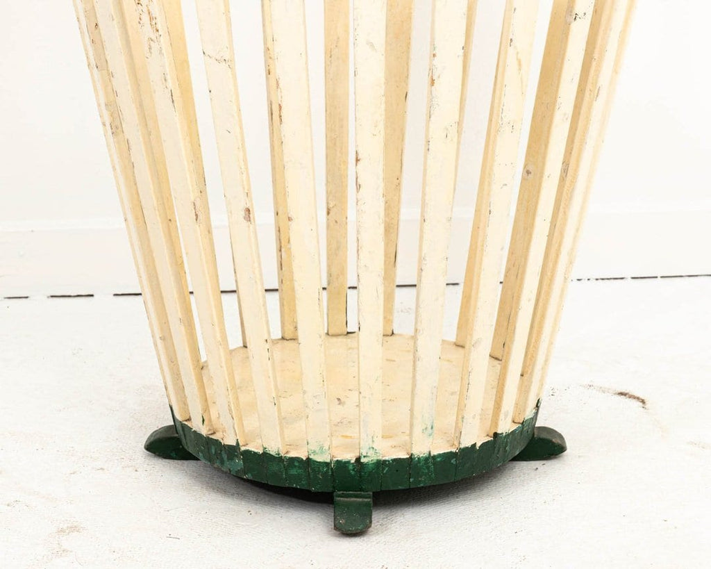 French Painted Utility Basket