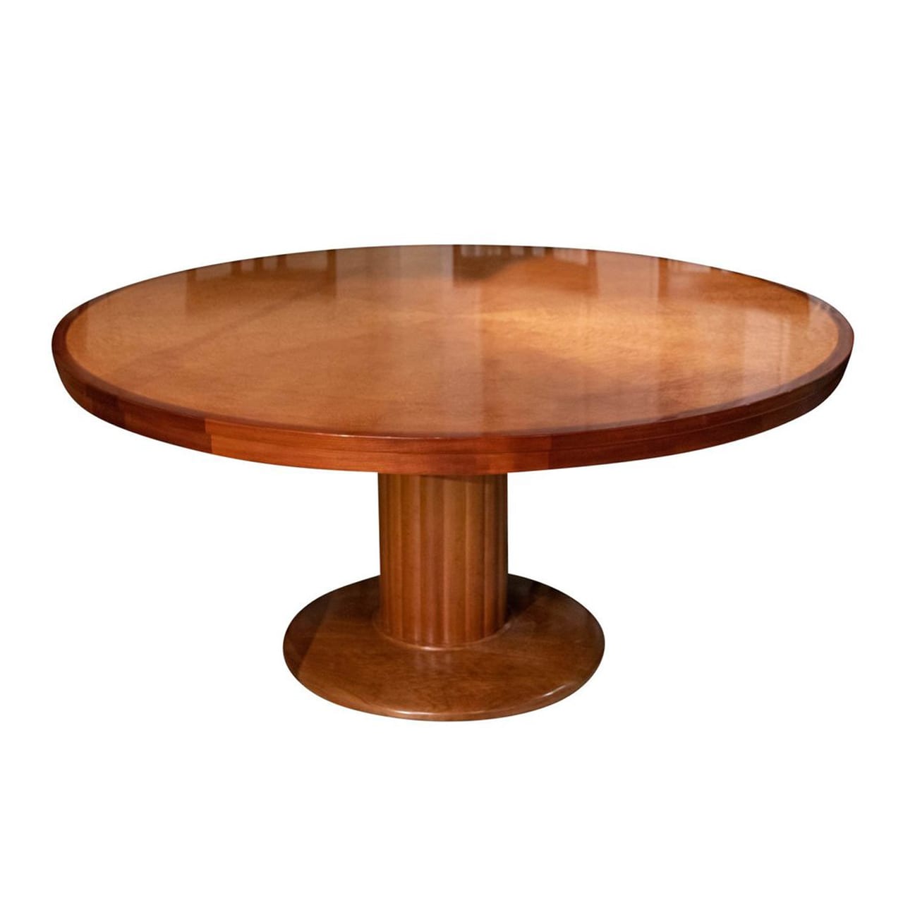 Custom Made Round Pedestal Table by Stephen Piscuskas