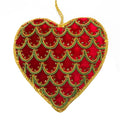 Red Cobweb Heart