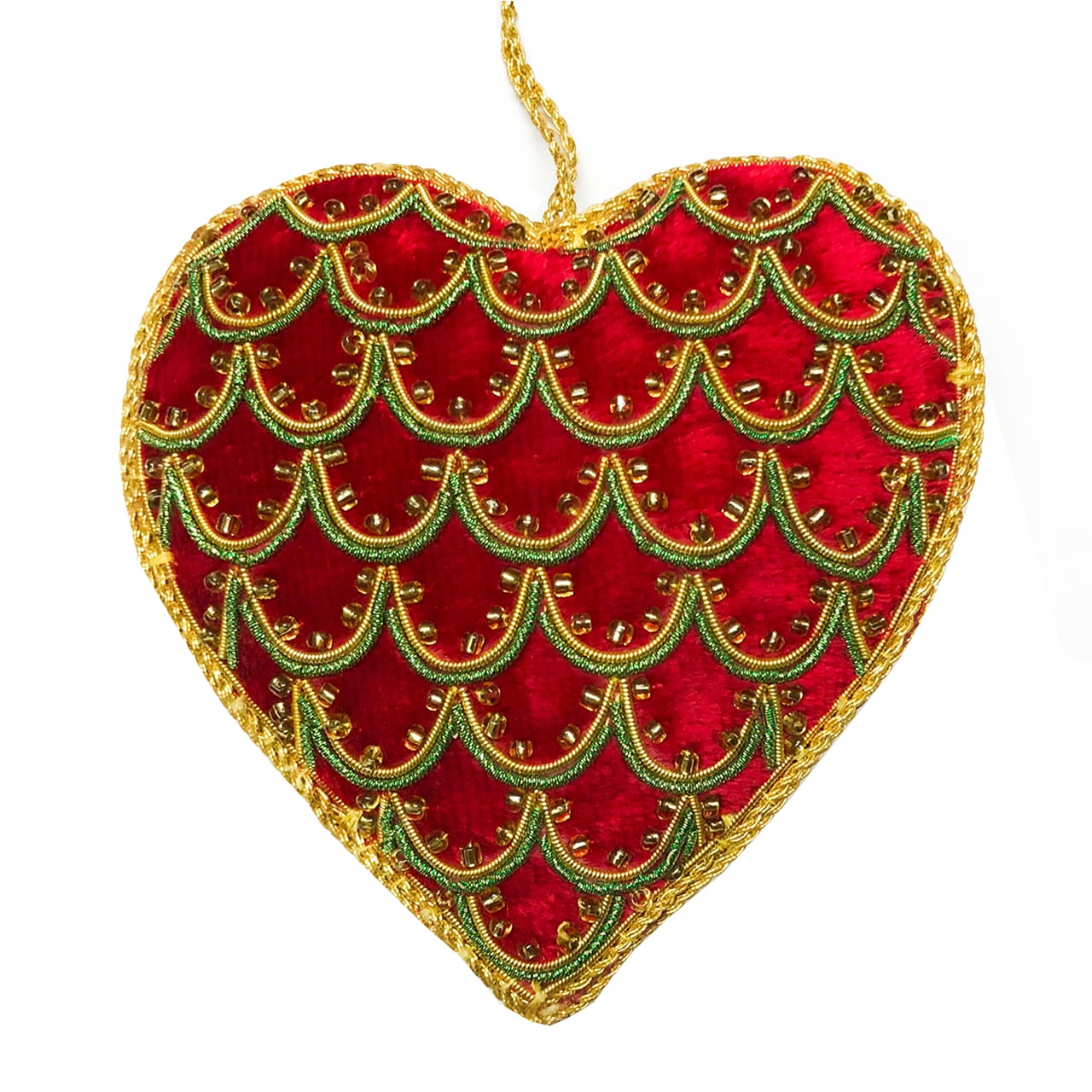 Red Cobweb Heart