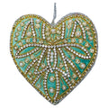 Crystal Heart w/ Pearls